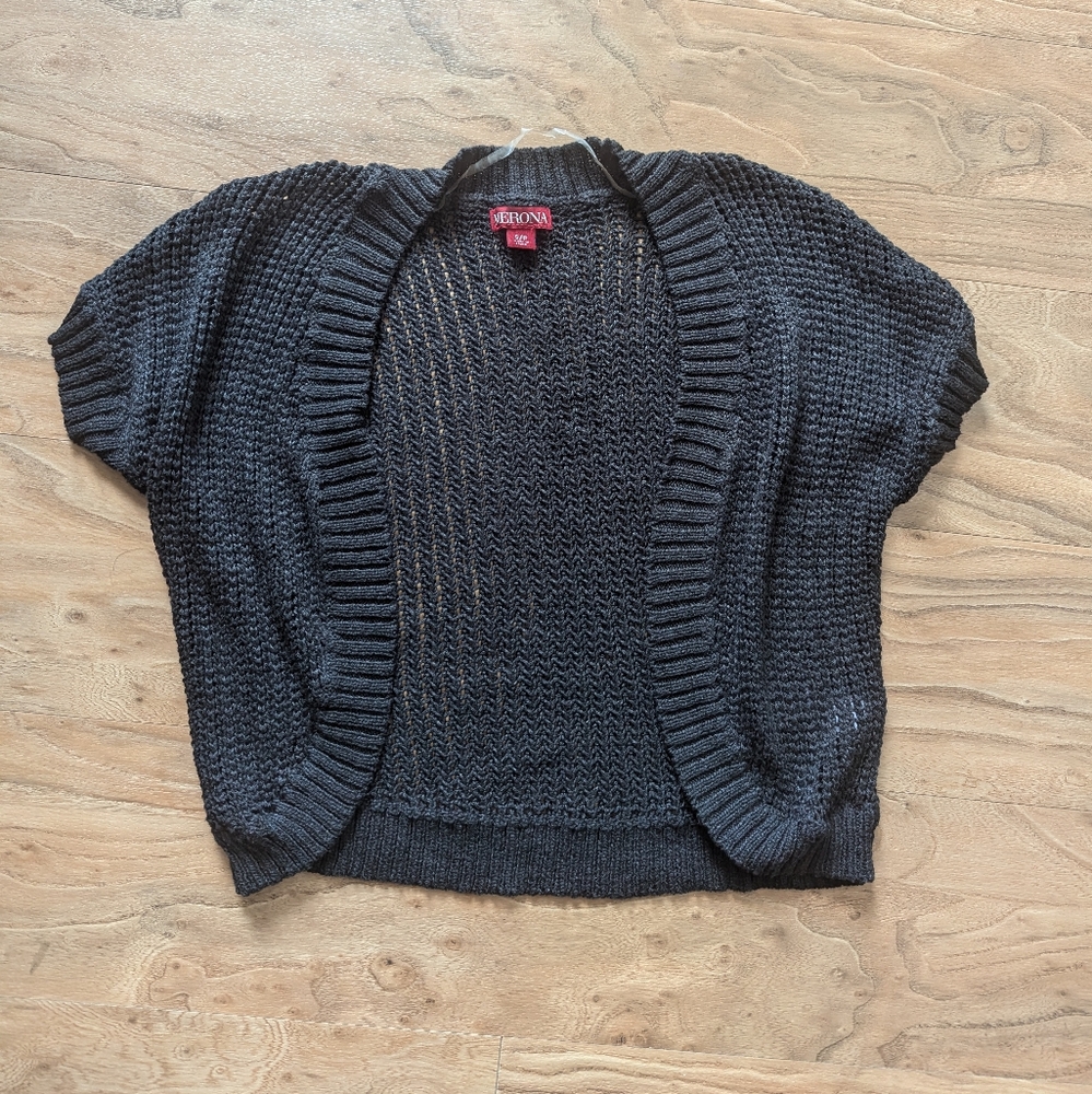 Y2K Merona Black Knit Crop Top